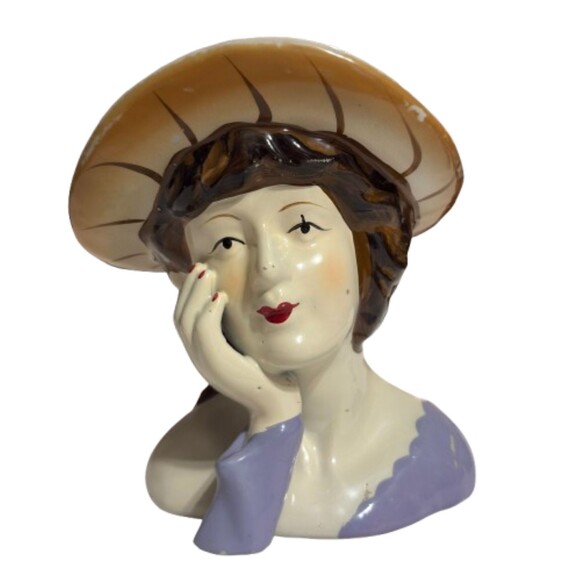 Vintage Ceramic Bust/Sculpture of a Lady/Woman Victorian Mid Century Modern - Picture 2 of 15